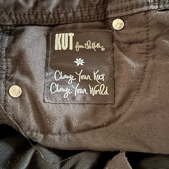 Kut from the Kloth Women’s Mia Toothpick Skinny Black Denim Jeans Size 4 - Picture 12 of 13
